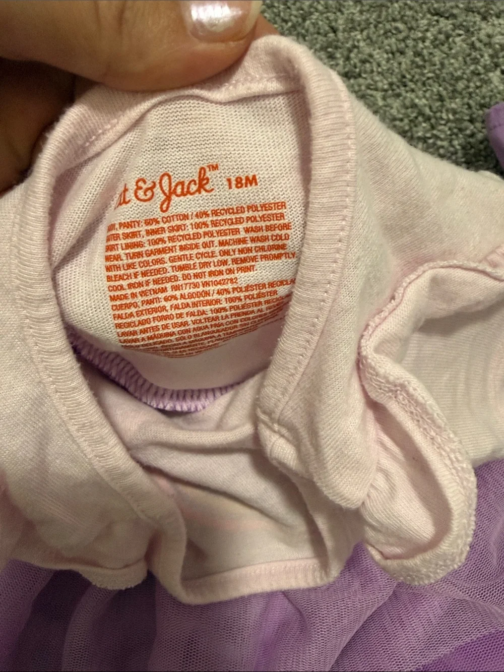 Cat & Jack soft pink